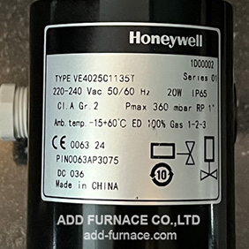 honeywell type ve4025c1135t